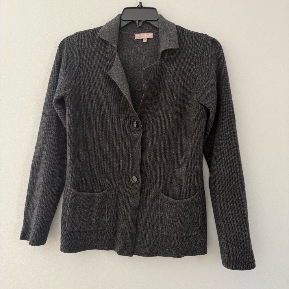 Women's Gray Wool Jacket